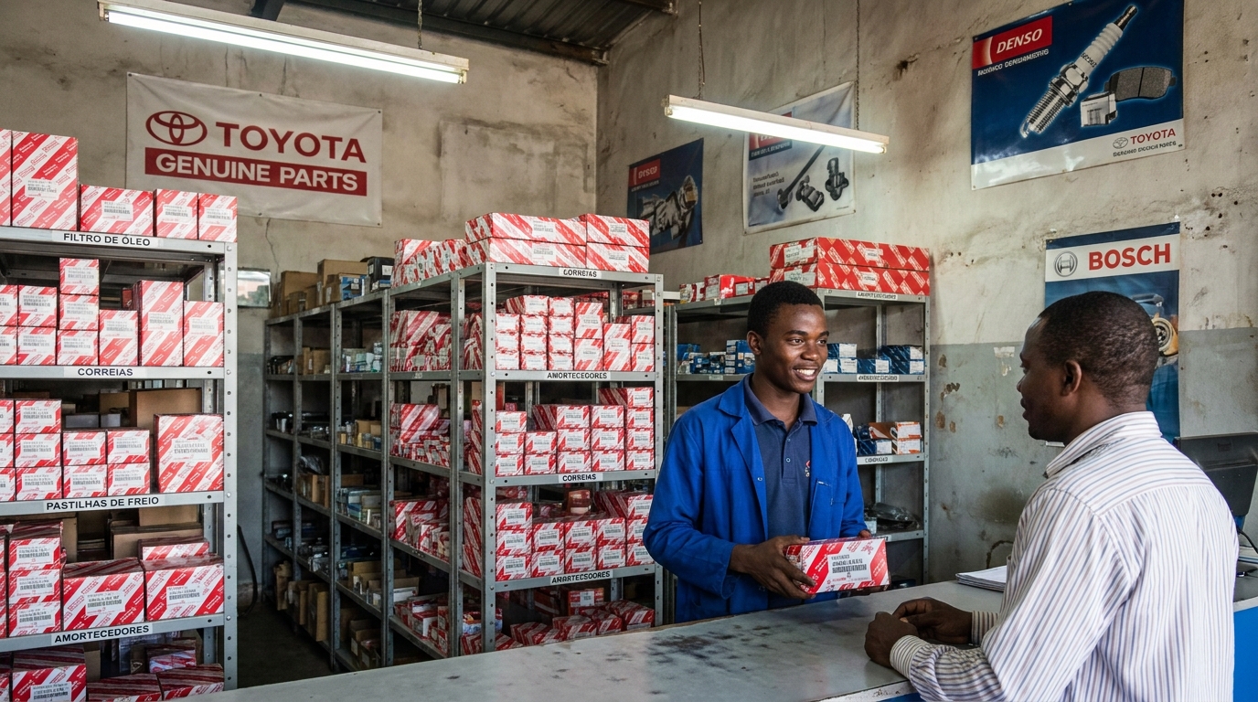 Car parts store in Maputo