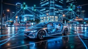 Carro elétrico autónomo cidade i…