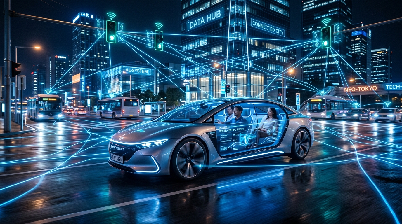 Carro elétrico autónomo cidade i…