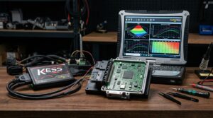 ECU chip tuning equipment workshop