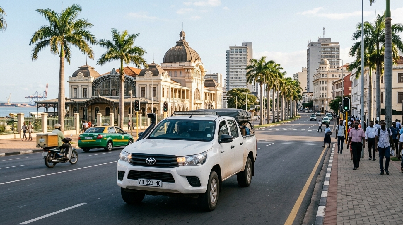 Toyota Hilux Mozambique roads