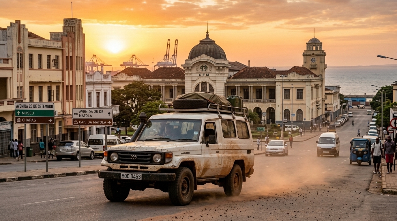 Toyota Land Cruiser on dirt