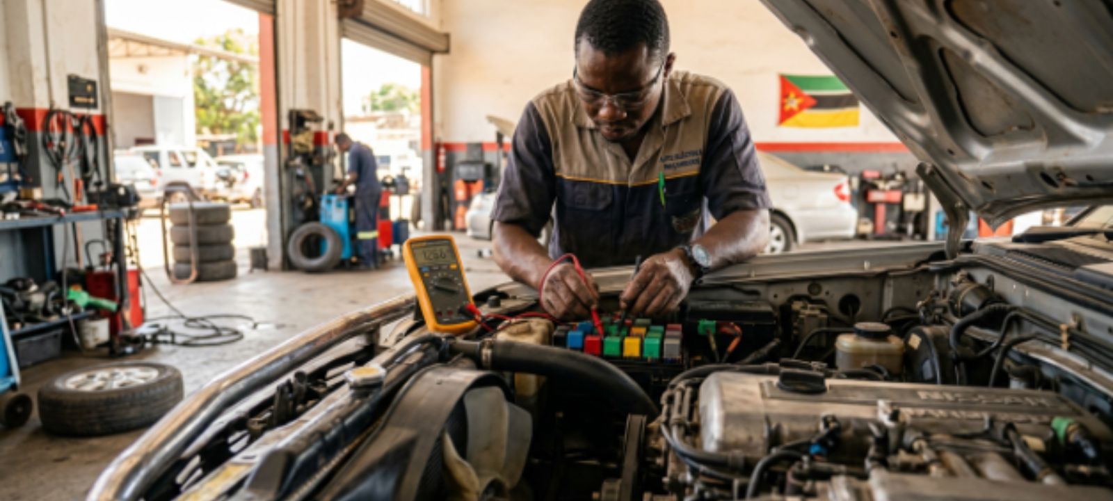 A Ventoinha do Carro Não Liga O Perigo do Sobreaquecimento no Trânsito de Moçambique