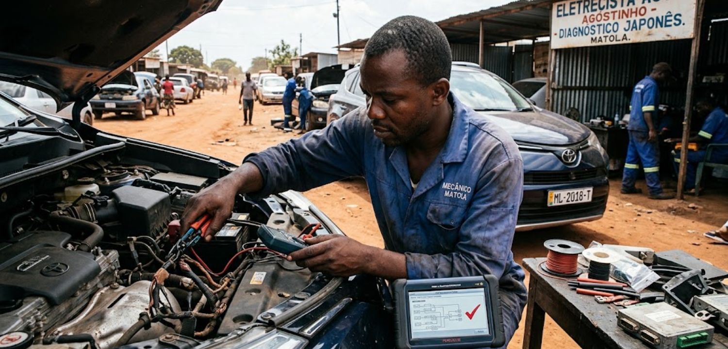 O Papel Vital do Eletricista de Automóveis em Moçambique Desafios e a Nova Era Tecnológica