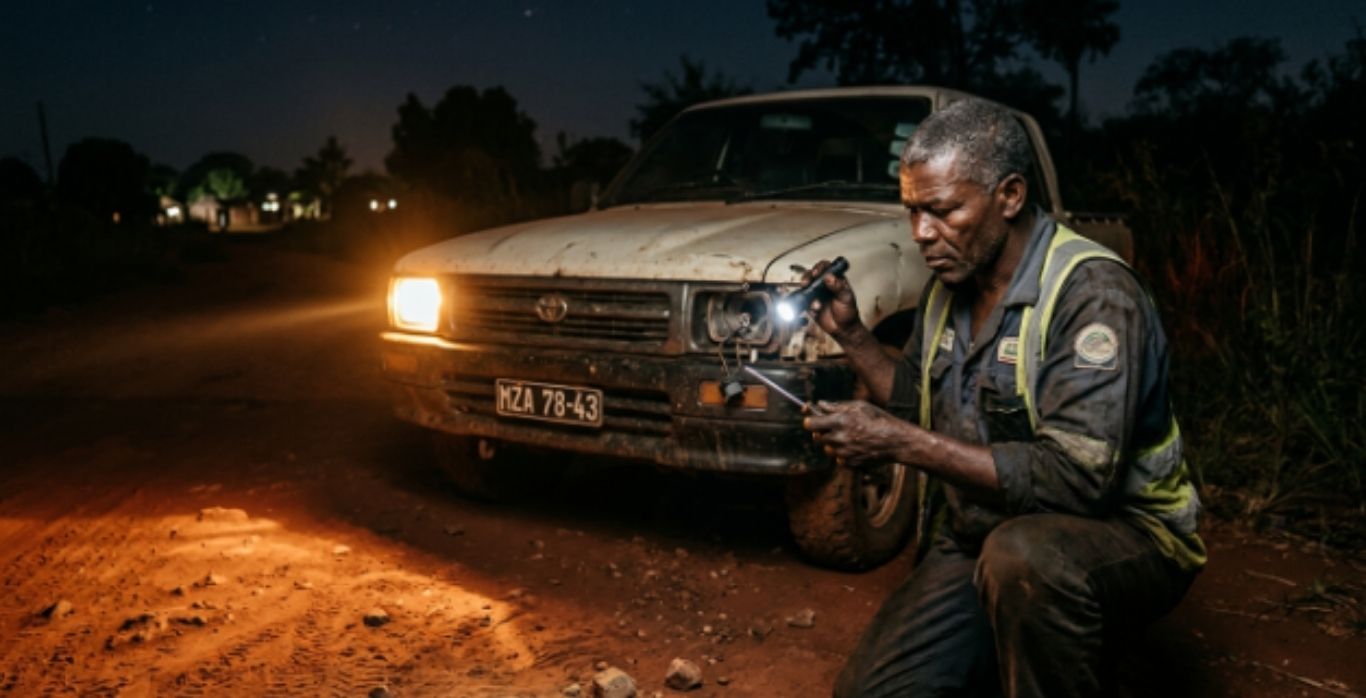 Quando as Luzes Falham O Perigo Real das Falhas no Sistema de Iluminação nos Carros em Moçambique