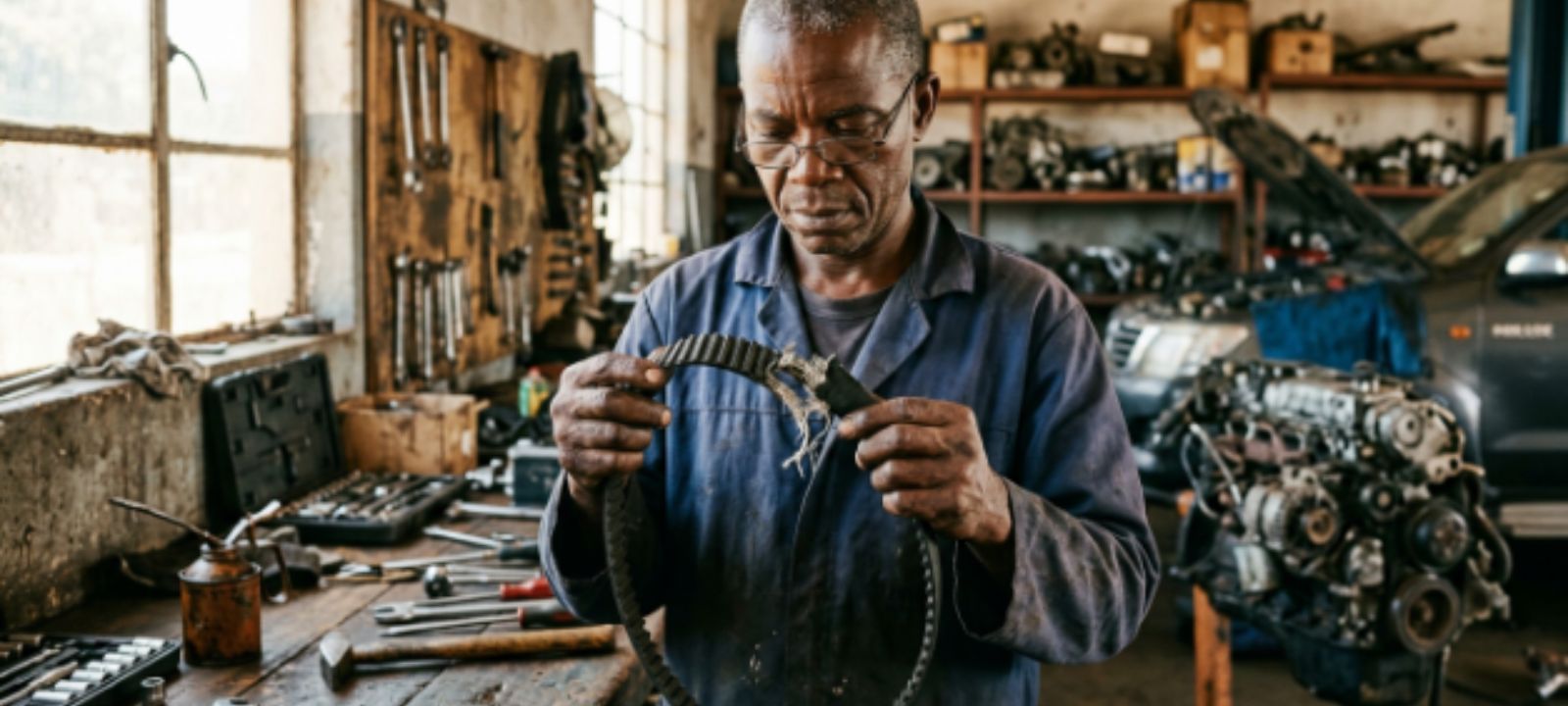 Quebra da Correia Dentada em Moçambique A Avaria que Pode Destruir um Motor em Segundos