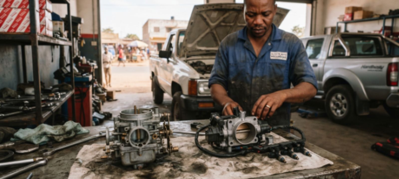 Carburador e Injeção Eletrónica Qual é o Melhor Sistema de Alimentação para as Estradas de Moçambique
