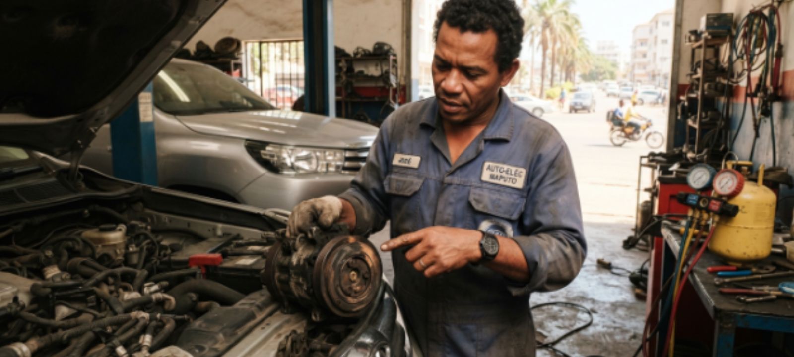Evita a Estufa Como Proteger o Compressor do Teu AC nas Estradas de Moçambique