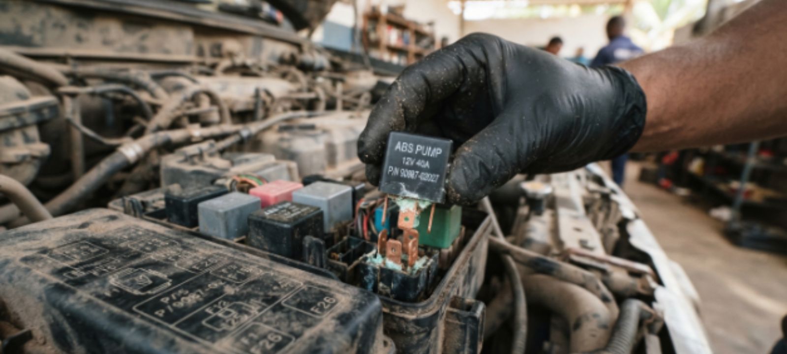Luz do ABS no Painel Como um Pequeno Relé Pode Comprometer a Tua Travagem nas Estradas de Moçambique