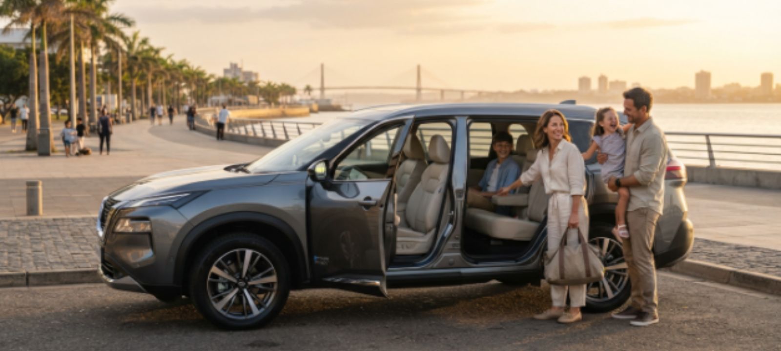 Novo Nissan Rogue Plug in Hybrid 2026 O SUV Híbrido de 7 Lugares Ideal para Moçambique