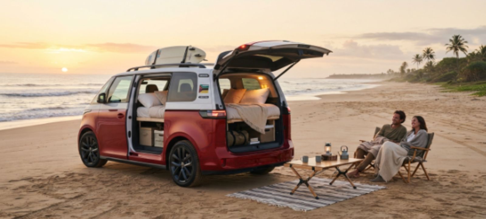 O Retorno da Lenda Volkswagen ID. Buzz Tourer 4Motion 2027 Redefine o Campismo Elétrico