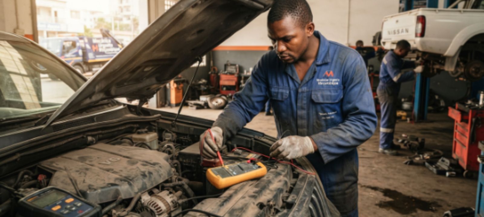 Oficina Mecânica Auto Eletricista e Mecânica Urgente em Moçambique