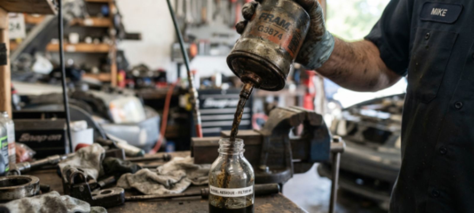 Conheça os principais sintomas de um filtro de combustível sujo no seu carro em Moçambique desde arranques demorados e engasgos até falhas graves na injeção