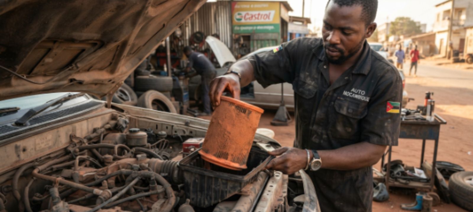 Entenda a relação entre o filtro de ar sujo e o alto consumo de combustível em Moçambique