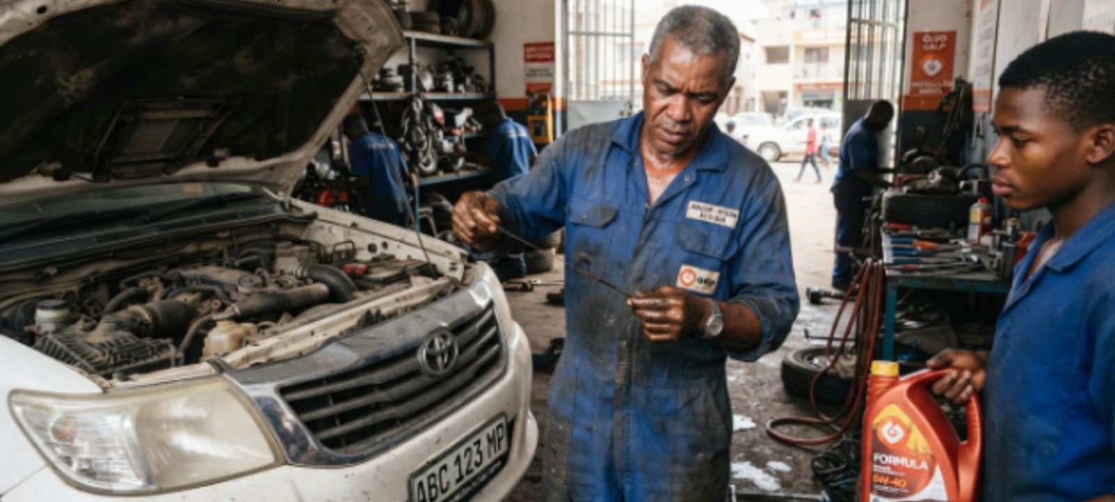 Evite que o calor e a poeira de Moçambique destruam o motor do seu carro