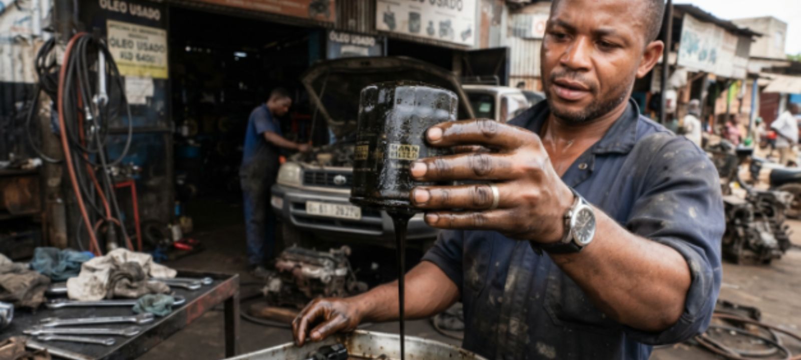 Saiba o perigo do filtro de óleo vencido no seu carro em Moçambique perda de pressão, sujidade no motor e os riscos de contaminar o óleo novo