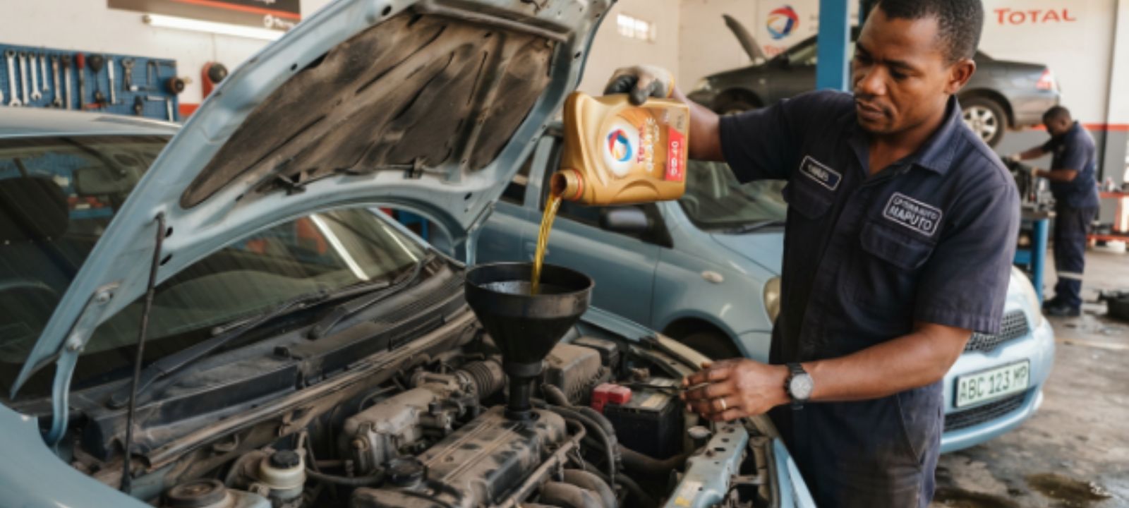 Saiba quando e como fazer a troca de óleo do motor em Moçambique