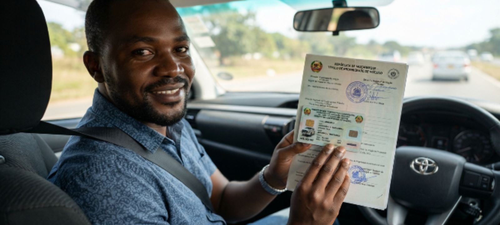 Livrete e título de registo de propriedade do veículo em Moçambique