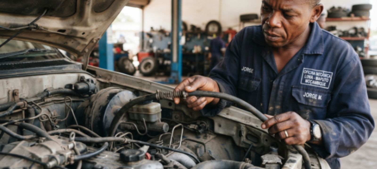 Pedal do travão duro em Moçambique Descubra as causas da perda de assistência de vácuo, como testar o servo freio e as soluções para travar com segurança